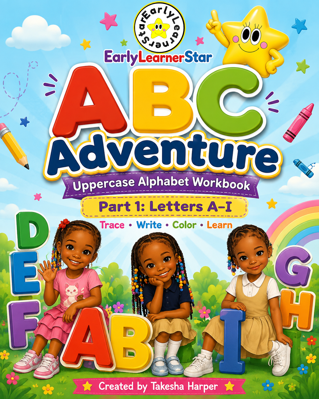 A–I Alphabet Workbook cover
