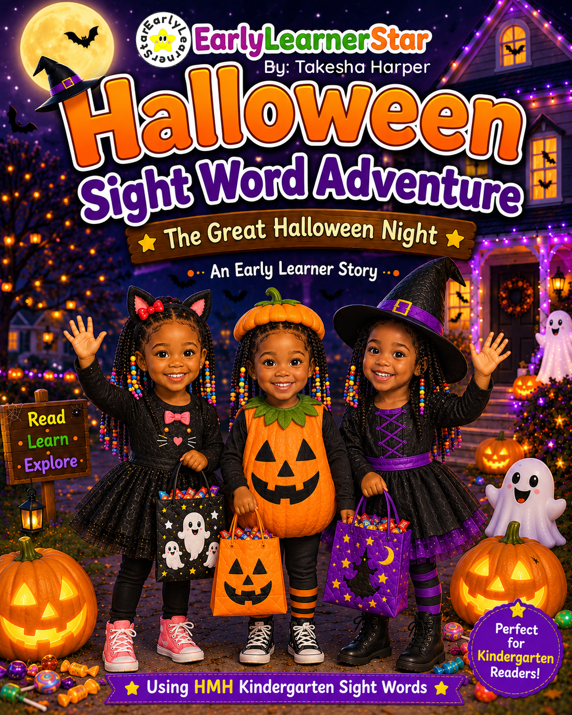 Halloween Sight Word Adventure book cover
